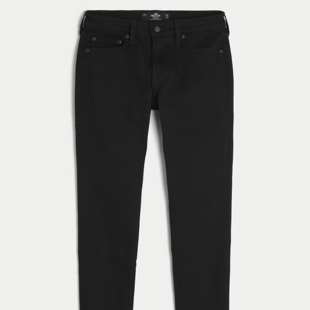 NWT Hollister Black Super Skinny No-Fade Jeans – Advanced Stretch, W29 L30